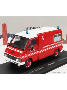   Odeon - Renault Master T30 Van Vsab Sanicar Ambulance Sapeurs Pompiers 1981 Red White