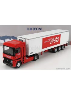   Odeon - Renault Magnum Ae420Ti Semi-Frigo Dentressangle Transports 1992 Red White