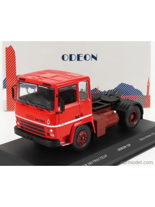 Odeon - Berliet Tr280 Tractor Truck 2-Assi 1978 Red