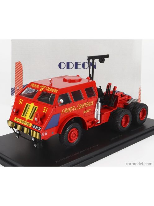 Odeon - Pacific Tank M26 Tractor Truck 3-Assi F.Mayer & Courteaux 1944 Red