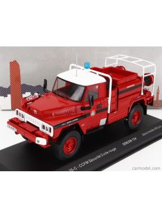   Odeon - Acmat Tpk 4-35-C Tanker Truck Ccfm Securite Civile 1985 Red White