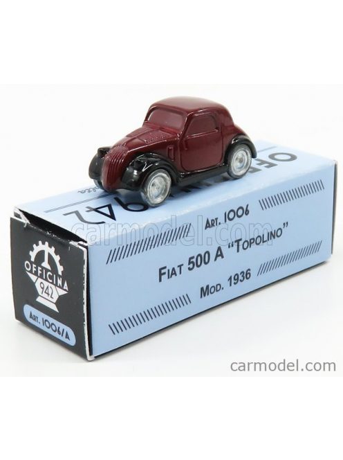 Officina-942 - Fiat 500A Topolino 1936 Bordeaux Black