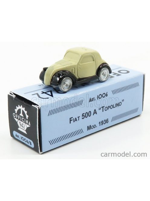 Officina-942 - Fiat 500A Topolino 1936 Beige Black