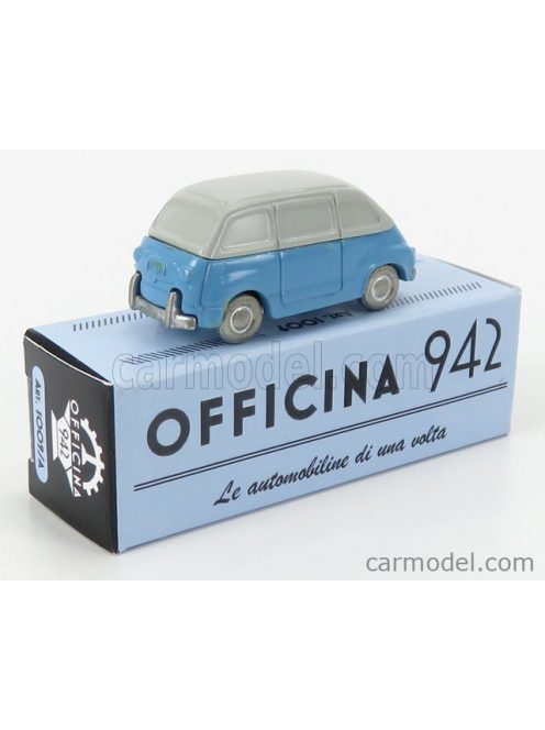 Officina-942 - Fiat 600 Multipla 1956 Light Blue White