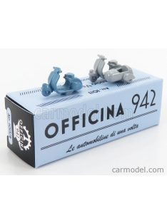   Officina942 - Piaggio Set 2X Vespa 98 + Vespa 98 Sidecar 1946 Light Blue Light Grey