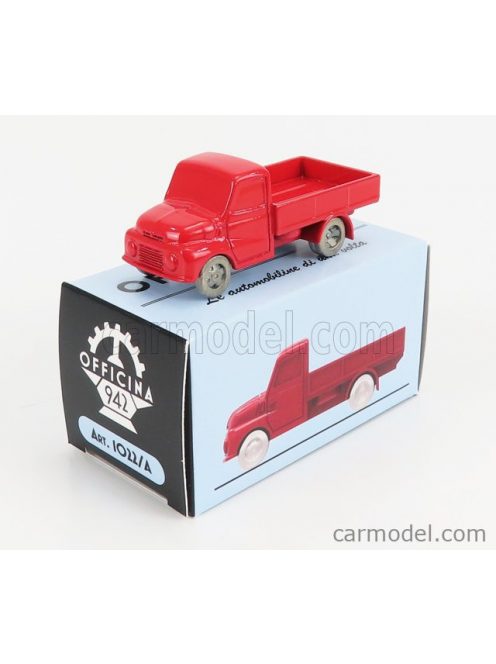 Officina-942 - Fiat 615 Autocarro - Truck - 1952 Red