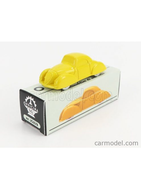 Officina-942 - Fiat 1100 Coupe Aerodinamico Carrozzeria Castagna 1937 Yellow