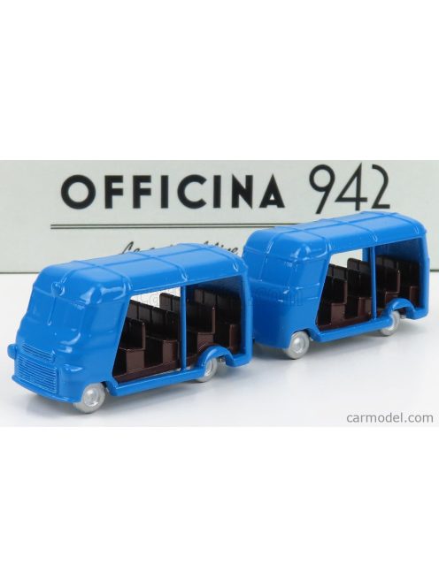 Officina-942 - Fiat 1100 Elr Autotreno Visitatori Fiera Del Levante Carrozzeria Romanazzi 1953 Blue