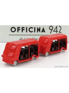   Officina-942 - Fiat 1100 Elr Autotreno Visitatori Fiera Del Levante Carrozzeria Romanazzi 1953 Red