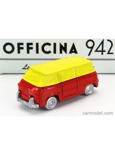   Officina-942 - Fiat 600M Van Furgoncino Coriasco 1956 Red Yellow