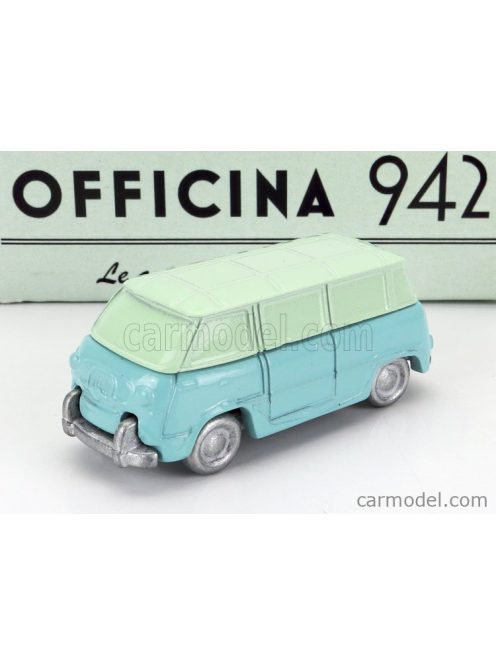 Officina-942 - Fiat 600M Van Furgoncino Coriasco 1956 Light Blue Green