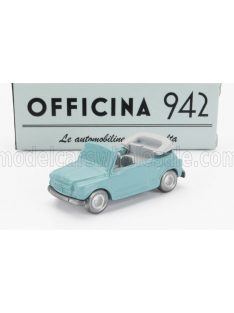   Officina-942 - FIAT 600 MAGGIOLINA CARROZZERIA FRANCIS LOMBARDI CABRIOLET OPEN 1958 LIGHT BLUE