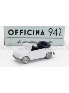   Officina-942 - FIAT 600 MAGGIOLINA CARROZZERIA FRANCIS LOMBARDI CABRIOLET OPEN 1958 WHITE