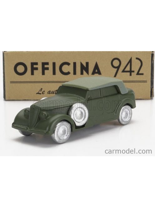 Officina942 - Alfa Romeo 6C 2500 Cm Torpedo Cabriolet Closed 1942 Military Green