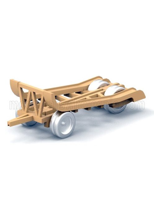 Officina-942 - TRAILER RIMORCHIO VIBERTI TRASPORTO CARRO M13/M14 1942 MILITARY SAND