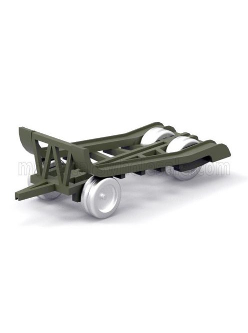 Officina-942 - TRAILER RIMORCHIO VIBERTI TRASPORTO CARRO M13/M14 1942 MILITARY GREEN