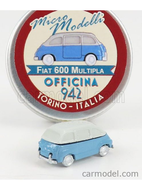 Officina-942 - Fiat 600 Multipla 1956 Light Blue Grey