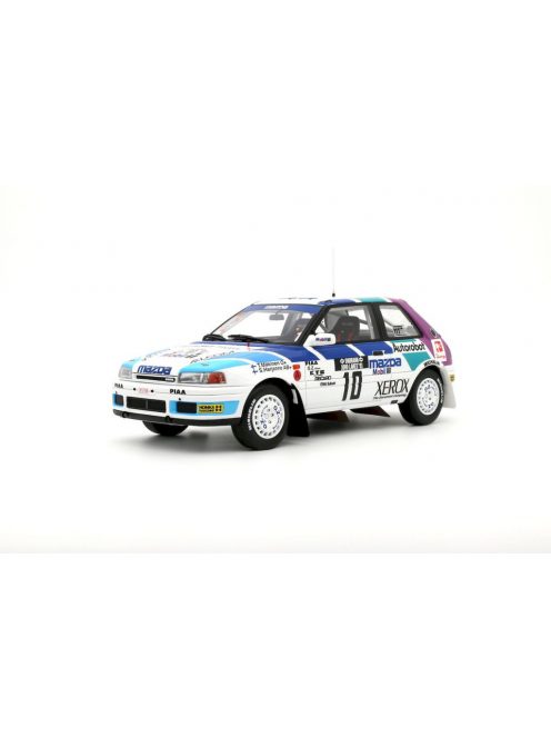 Otto mobile - 1:18 Mazda 323 GTX Gr.A Team Mazda Rally Team Europe #10 Tommi Mäkinen, Seppo Harjanne 5th Rallye 1000 Lakes Finland 1991 - Limited Edition 2000 pcs. - OTTOMobile