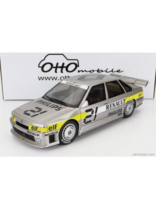 Otto-Mobile - Renault R21 2.L Turbo N 21 Superproduction Season 1988 J.L.Bousquet Silver Yellow