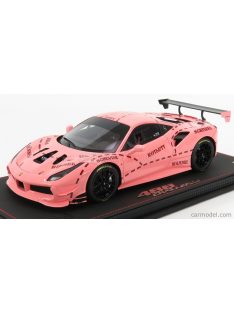   Bbr-Models - Ferrari 488 Challenge N 0 Rolex 24H Daytona 2018 - Con Vetrina - With Showcase Pink