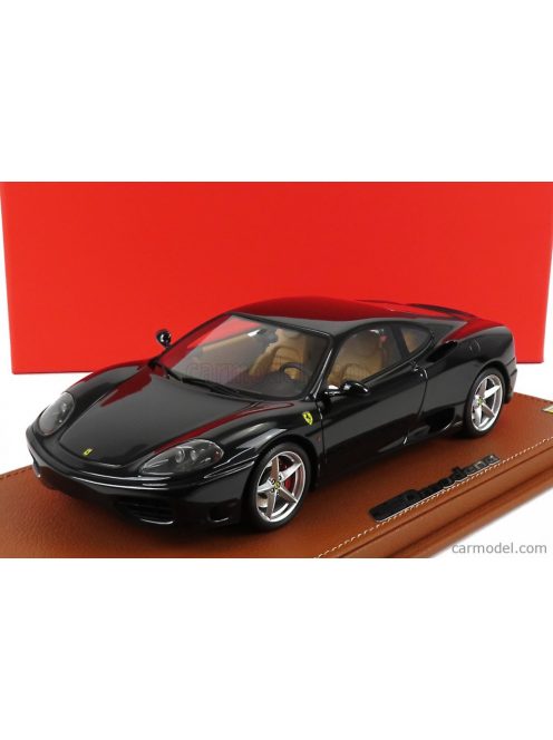 Bbr-Models - Ferrari 360 Modena 1999 - Manual Gear Box - Cambio Manuale - Con Vetrina - With Showcase Gloss Black