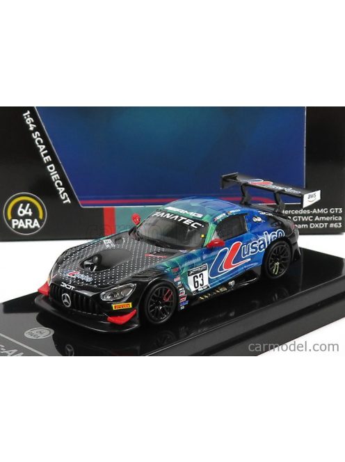 Paragon-Models - Mercedes Benz Amg Gt3 Team Dxdt Racing N 63 Gt World Challenge America 2022 D.Askew - D.Muller Blue Black