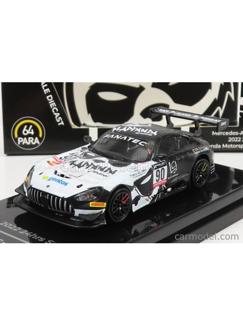 Paragon-Models - Mercedes Benz Gt3 Amg Team Madpanda Motorsport N 90 24H Spa 2022 S.Walkinshaw - O.Tunjo - P.Kujula - E.P.Companc White Black