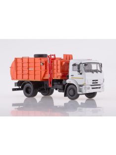   Paokamaz - 1:43 Garbage Truck Mkm-4503 (Kamaz-43253), Facelift /Grey-Orange/ - Pao Kamaz