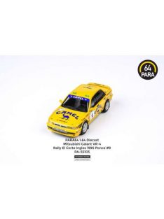   Para64 - 1:64 1995 Mitsubishi Galant Vr-4 #9 Rally El Corte Ingles Left Hand Drive, Yellow