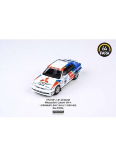   Para64 - 1:64 1989 Mitsubishi Galant Vr-4 #19 Winner Lombard Rally Rac Left Hand Drive, White/Red/Blue