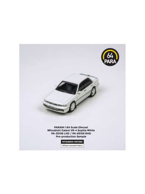 Para64 - 1:64 Mitsubishi Galant Vr-4 Left Hand Drive, Sophia White