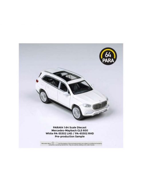 Para64 - 1:64 2020 Mercedes-Maybach Gls Left Hand Drive, White