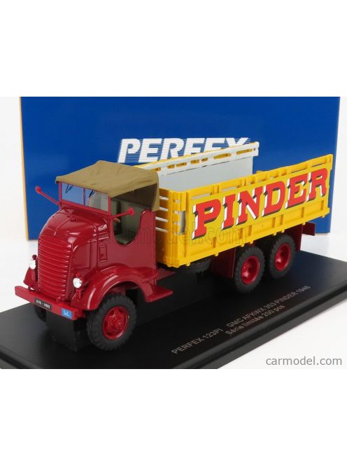 Perfex - Gmc 353 Afkwx Truck Circus Pinder 3-Assi 1944 Red Yellow