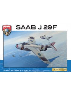   Pilot Replicas - Plastikový model letadla 1/48 SAAB J29 F Swedish edition