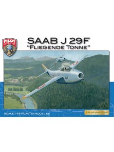   Pilot Replicas - Plastikový model letadla 1/48 SAAB J29 F Austrian edition