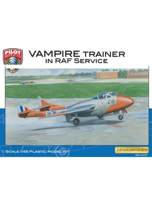 Pilot Replicas - 1/48 De Havilland DH 115 Vampire,2 seater Vampire UK