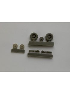   Pilot Replicas - 1/48 SAAB J/A/S 29 Tunnan Main and nose wheel set incl landing gear