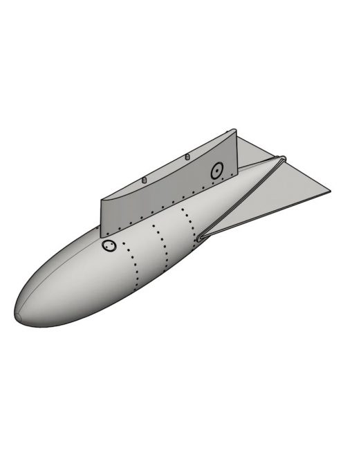 Pilot Replicas - 1/48 SAAB 29 Tunnan Drop Tank type 1 with fins