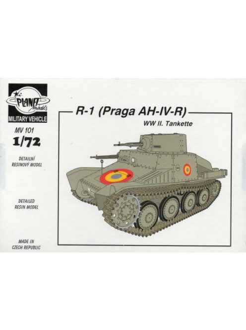 Planet Models - R-1/AH-IV-R WWII Tankette Rumania, WWII