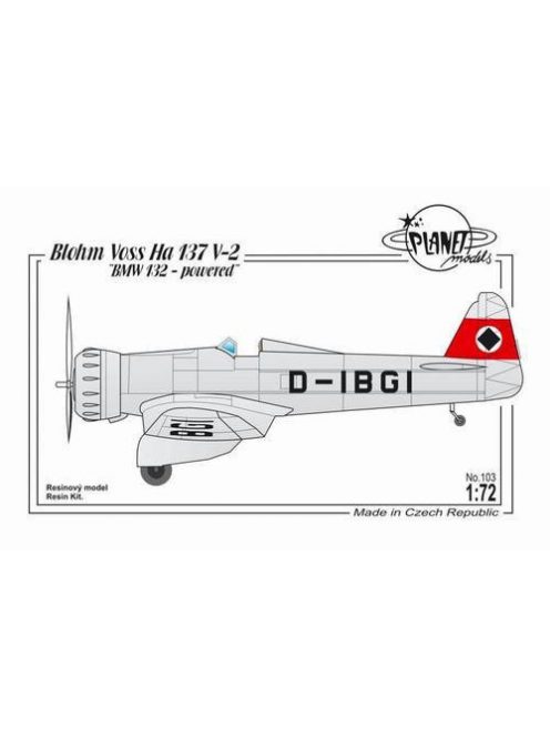 Planet Models - Blohm Voss Ha 137V-2