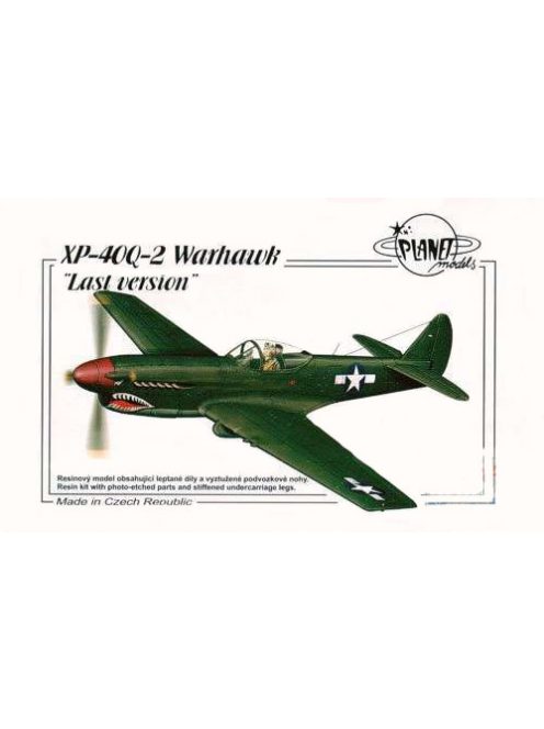 Planet Models - XP 40Q-2 Warhawk, letzte Ausführung