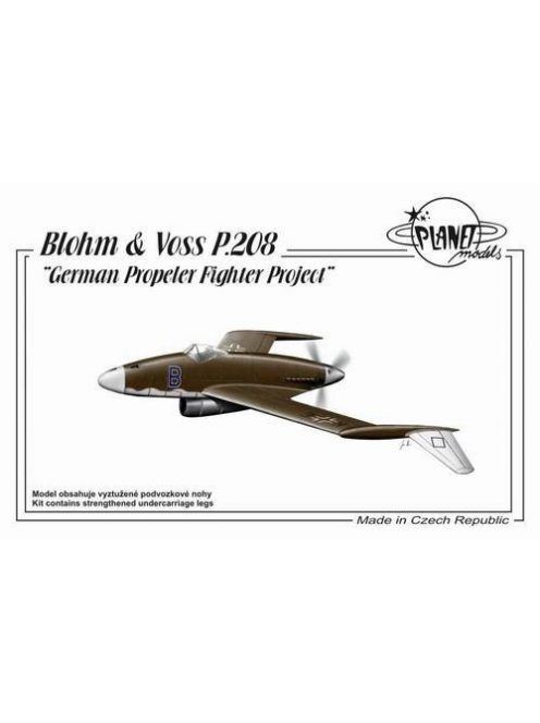 Planet Models - Blohm Voss P.208 German Propeler Fighter Project