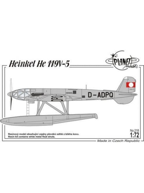 Planet Models - Heinkel He 119 V-5 Float Version