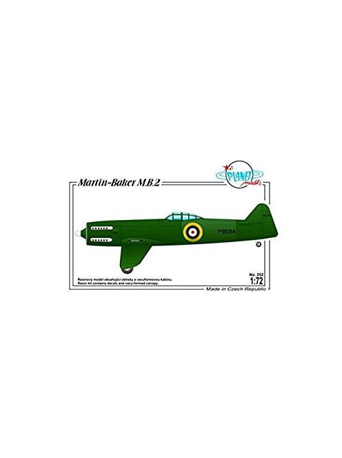 Planet Models - Martin-baker MB-2 British Fighter Protot