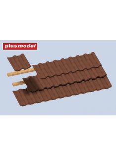 Plus model - 1/35 Roof tiles corrugated   84 pcs