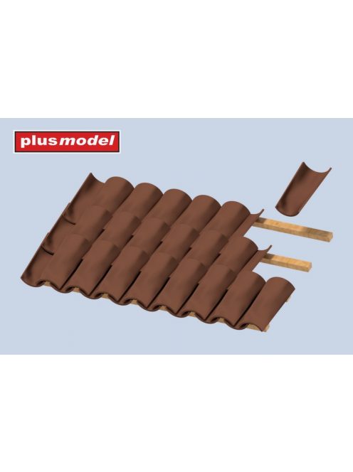 Plus model - 1/35 Roof tiles Italian type   140pcs