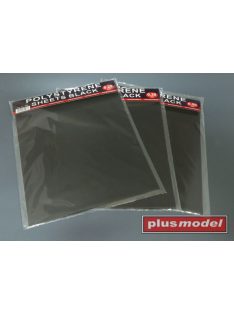 Plus model - Polystyrene sheets black 0,2 big