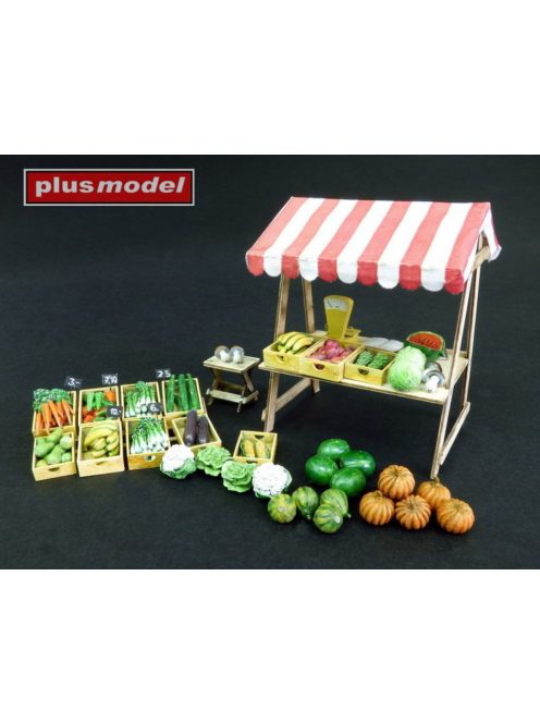 Plus model - Vegetable market