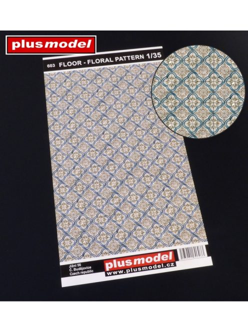 Plus model - 1/35 Floor – floral pattern