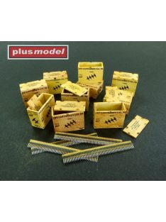   Plus model - US ammunition boxes with belts of charges 82. Division ''All American'' - Panzerdivision ''L